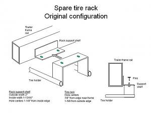 Click image for larger version

Name:	Spare tire rack schematic 1 (Small).jpg
Views:	643
Size:	29.7 KB
ID:	2237