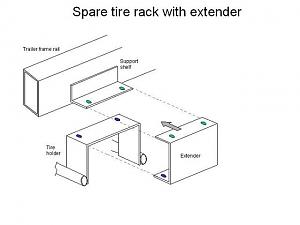 Click image for larger version

Name:	Spare tire rack schematic 2 (Small).jpg
Views:	628
Size:	24.0 KB
ID:	2238